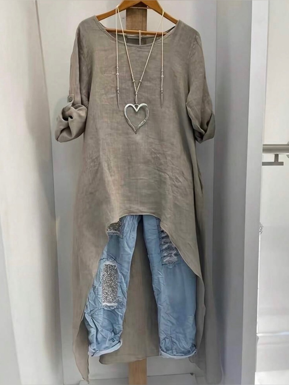 Long Back Asymmetrical Top NWOT